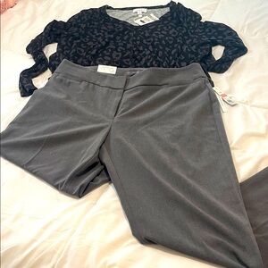 NWT The Limited Charcoal Women's Trousers size 10 petite